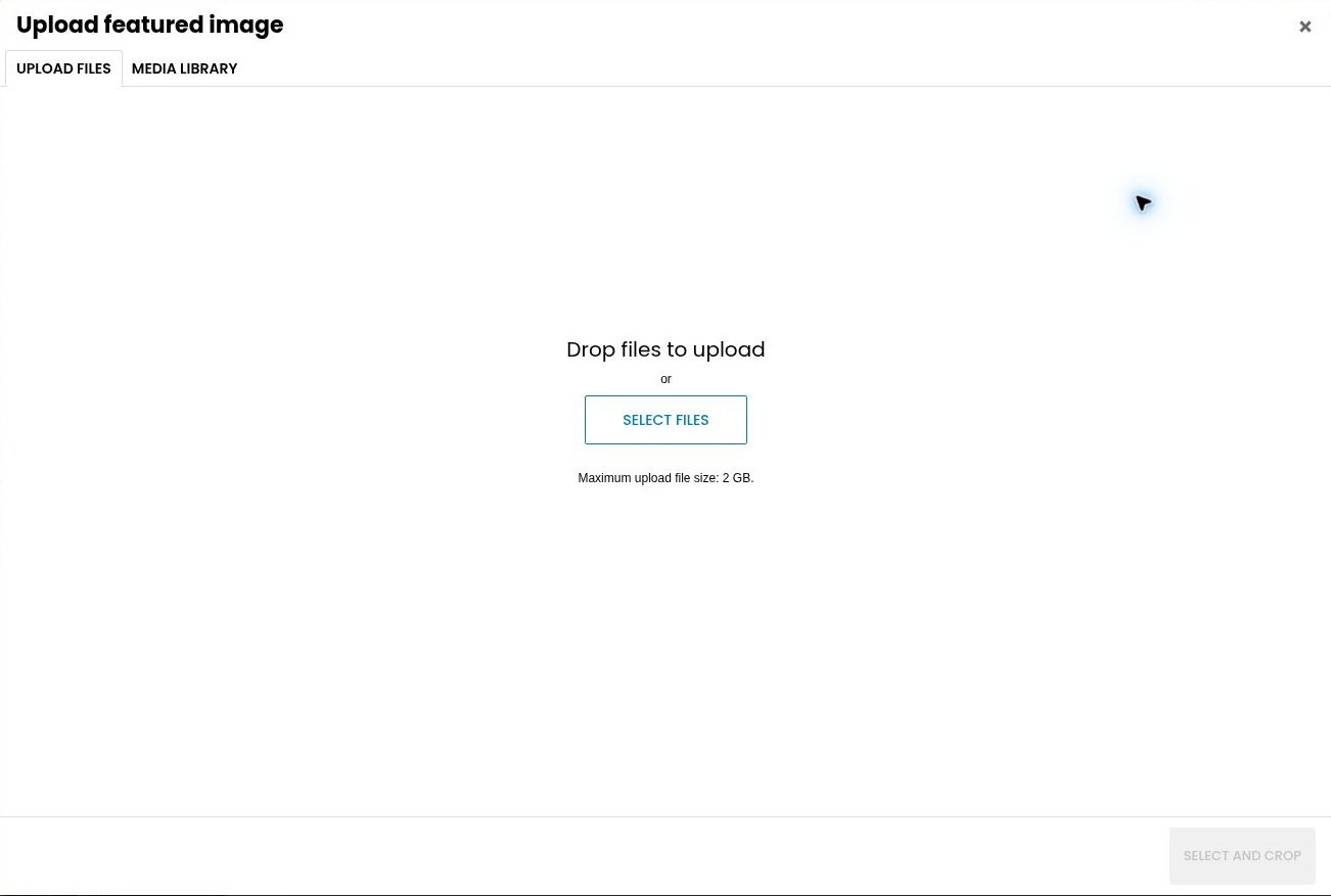 Product photo upload example